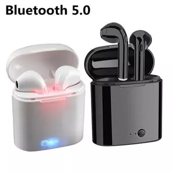 Наушники Беспроводные наушники Bluetooth 5.0 Наушники I7s TWS с микрофоном белый