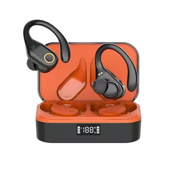 Наушники BT 5.4 Ear-Hook с шумоподавлением True Wireless с микрофоном Wireless чёрный