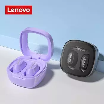 Наушники Lenovo XT62 Bluetooth TWS Беспроводные мини-наушники Lenovo с микрофоном Цветные прозрачные гарнитуры