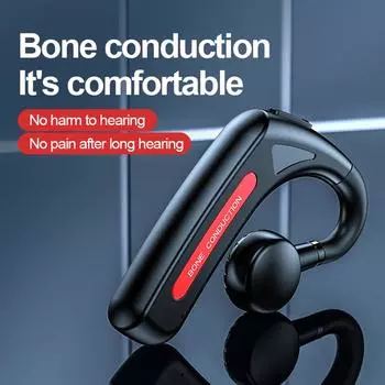 Наушники с костной проводимостью M-618 Ear Hook Bluetooth наушники Handsfree беспроводная спортивная гарнитура IPX5 водонепроницаемая с микрофоном чёрный