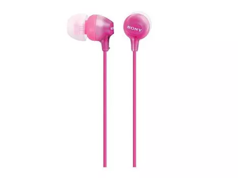 Наушники Sony канального типа розовые PI MDR-EX15LP: MDR-EX15LP