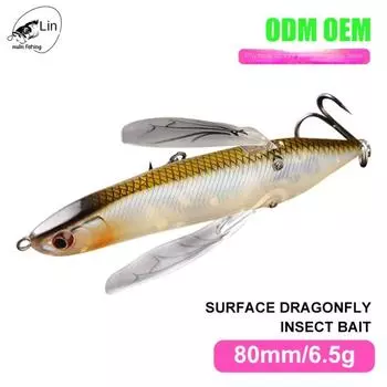 Наживка для ловли окуня, имитирующая насекомых, плавающая рыболовная приманка, 2023, приманка-карандаш для рыбалки