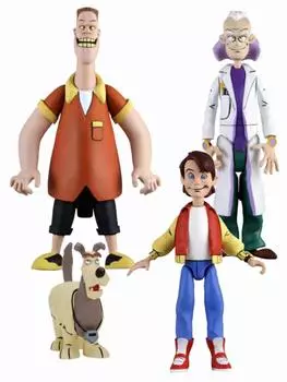 NECA Назад в будущее мультфильм классическая 6-дюймовая фигурка набор из 3 штук