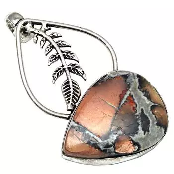 Necklace Malinga Jasper Gemstone Handmade Gift For Her Silver Jewelry 2.25