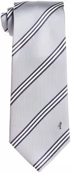 Necktie Bee Gentle Nishijin Woven Tie Gray Sword Width 8cm Length 142cm [Fortuna Tokyo] 07. Men s FT-T07 серый