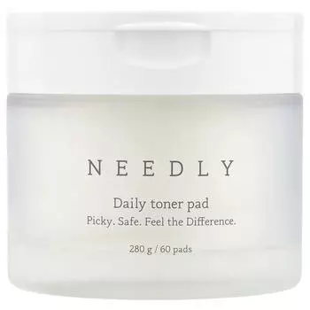 Needly, daily toner pad, 60 sheets, 280g