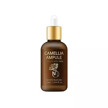 Needs Nature Масло семян камелии 100% Ампула 30мл Корейская косметика Увлажнение 30ml