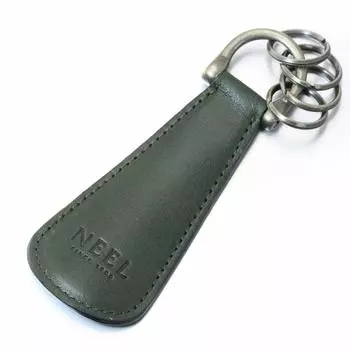 NEEL Original Shoehorn Мобильный брелок для ключей Shoehorn Итальянская кожа Зеленый зелёный