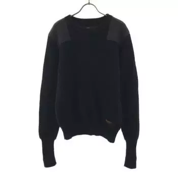 NEIGHBORHOOD wool Long sleeve knit M black sweater Men s Used