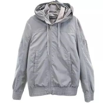 NEIL BARRETT Flight jacket S gray Parker Men s Used
