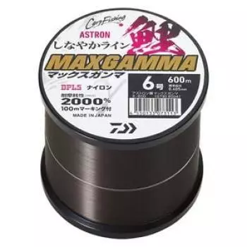 Нейлоновая леска DAIWA Astron Carp MAX Gamma 7 600 м Tanishi Black No. чёрный