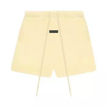 Нейлоновые шорты для бега Fear of God Essentials Garden Желтые мужские брюки 160SP244261F L