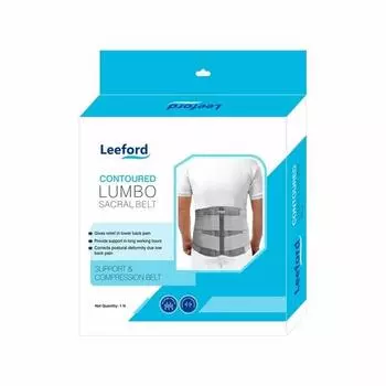 Нейлоновый пояснично-крестцовый поддерживающий пояс Leeford с шинами и двумя регулируемыми ремешками на липучках для облегчения боли в пояснице, для унисекс(Размер-XL) s