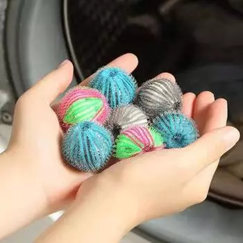 Нейлоновый шарик для стирки - против спутывания и удаления волос 3.5cm
