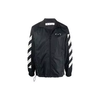 Нейлоновый спортивный топ Off-White Diag черный/Abbey/Stone Мужские топы OMBD022F21FAB0011017 XS