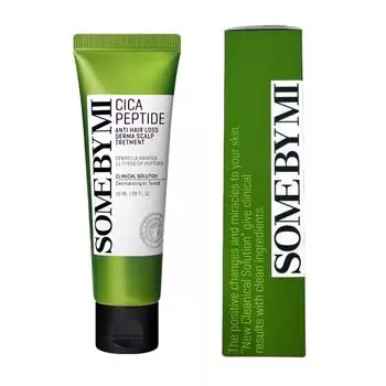 НЕКОТОРЫЕ MI Cica Peptide Anti Hair Derma Scalp Treatment 50ml 50ml X 1PCS