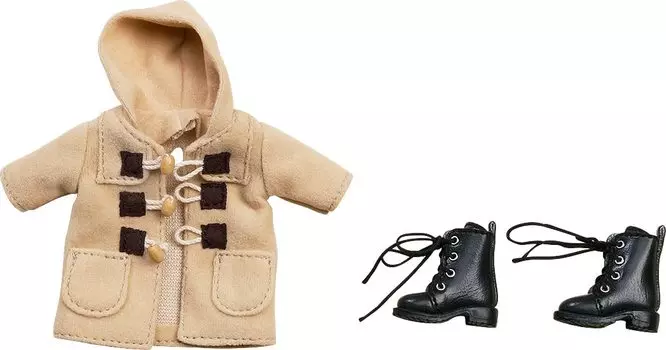 Nendoroid Doll Warm Set Boots & Duffle Coat [Beige]