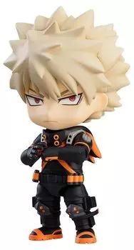 Nendoroid Моя геройская академия ФИЛЬМ Мир героев Миссия Кацуки Бакуго Стелс Костюм Вер. Немасштабная окрашенная подвижная фигурка из АБС и ПВХ G12610 коричневый