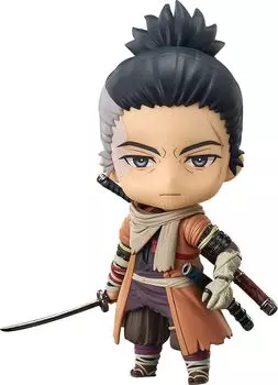 Нендороид SEKIRO SHADOWS DIE TWICE Один Волк Пластиковая окрашенная подвижная фигурка Немасштабная