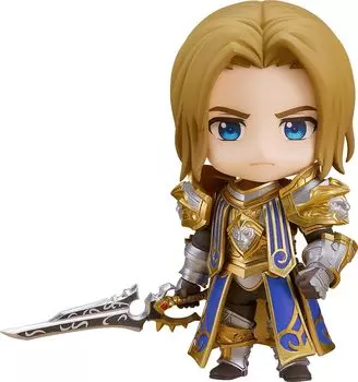 Нендороид World of Warcraft Андуин Лин Пластиковая окрашенная подвижная фигурка Немасштабная