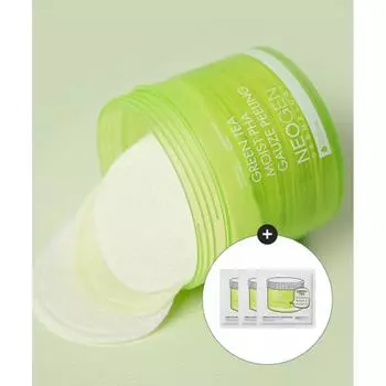 Neogen Green Tea Moist Paha Peeling Pad 30 Sheets + Green Tea Moist Paha Peeling Pad 1 Sheet Of 3 none