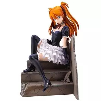 Neon Genesis Evangelion Сорью Аска Лэнгли ~Gothic Lolita ver.~:Масштаб RE 17, готовая фигурка из ПВХ, окрашенная