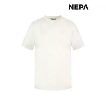 [Nepa] Nepa Universal Green Mind ShorT Sleeve Round T shirT Regular fiT 7jd5369 BLACK_C01/100