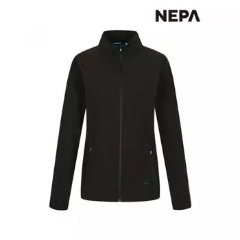 [Nepa] Nepa Women S Ice Tech Shell Stand Neck Jacket 7j40624 BLACK_C01/090