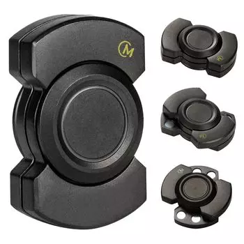 Нержавеющая сталь 3 в 1 Fidget Spinner и Slider Combo с кнопкой нажатия металлическая игрушка для снятия стресса у взрослых серебряный