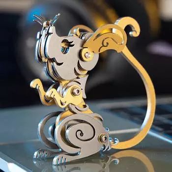 Нержавеющая сталь DIY животные модели наборы 3D металлический пазл высокая сложность механическая сборка модель