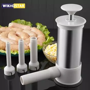 Нержавеющая сталь, колбаса, мясо, горизонтальная колбаса, самодельная кухонная колбаса, инструмент, наполнитель для колбасы PP