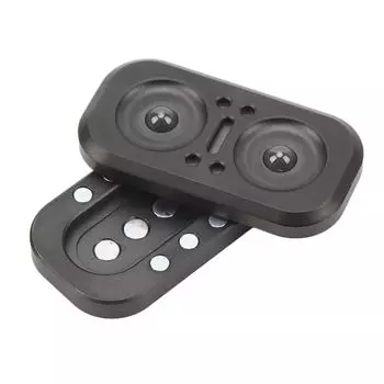 Нержавеющая сталь Ручной толкатель Fidget Slider Покерный толкатель Fidget Slider Игрушка для снятия стресса Магнитная