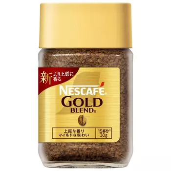 Nescafe Gold Blend 30 г обычного растворимого кофе (15 чашек), бутылка,