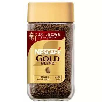 Nescafe Gold Blend 80 г обычного растворимого кофе (40 чашек), бутылка,