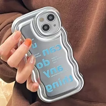 Нескользящий противоударный волнистый чехол с надписью Imd для Iphone 13 12 Promax 14 11 Pro Max Jane, защитный чехол для телефона for iphone 11PROMAX