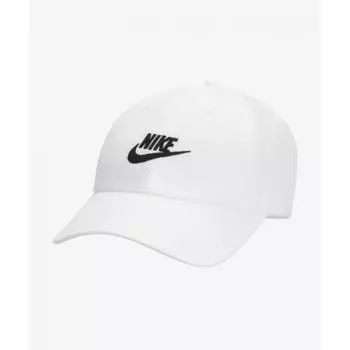 Неструктурированная мочалка NIKE Club Futura M Белая Черная FB5368 100 ML