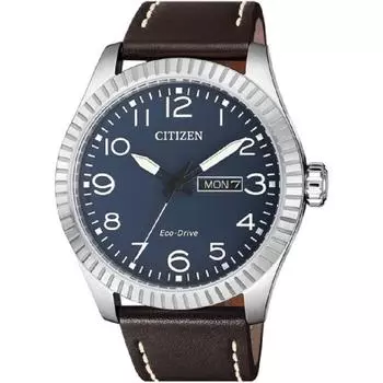 Нет Citizen Citizen Reloj Caballero 3 фута BM8530 11L ворс коричневые аналоговые часы кварцевый механизм.