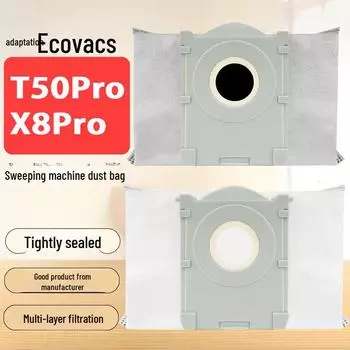 Нетканый антибактериальный пылесборник с активированным углем для Ecovacs T50Pro/X8Pro/T80