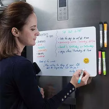 Нетоксичные детские магниты для письма на холодильник, ручка для доски, стираемый маркер для доски, магнитный