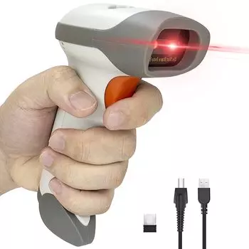 NetumScan Bluetooth Barcode 3 в 1 Автоматический беспроводной сканер 1D штрих-кода Ручной USB CCD считыватель штрих-кода для склада Android-сканер, магазин, POS,