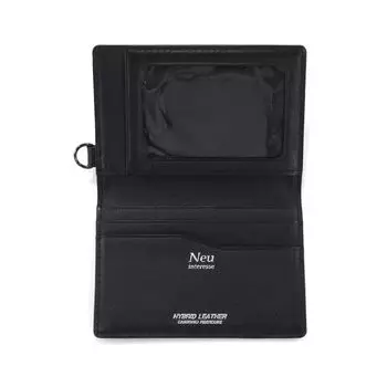 Neu interesse Schatten License case Card case 0711 Black x Black [Neu interesse] 2.0