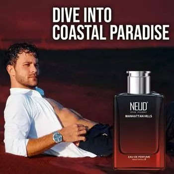 NEUD Manhattan Hills Роскошные духи для утонченных мужчин, стойкая EDP — 1 упаковка (100мл) 100ML