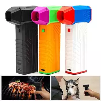 New 130000 RPM Mini Turbo Jet Fan 3 Speeds 52m/s Brushless Motor Turbo Violent Fan Dust Blower Handheld Duct Fan Cleaning Tool чёрный