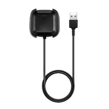 New 2 Pcs 1m USB Charging Cable Power Charger Cord Fits For Fitbit Versa Smart Watch