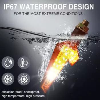 New 2 Pcs Bendable Motorbike LED Flowing Water Turn Signal Light Blinker Lamps Amber