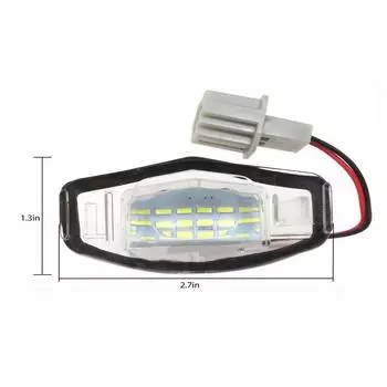 New 2Pc LED License Plate Lamp For Honda Civic Accord Odyssey MR-V Acura 34100S84A01