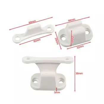 New 2PCS Door Retainer Catch Clip Holder Repair For Caravan RV Trailer Camper Boat