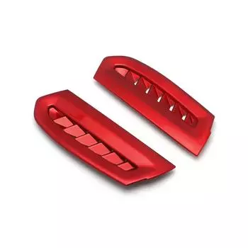 New 2x Car Interior ABS Red Side Air Vent Outlet Cover Trim For Toyota Camry 19-24