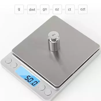 New 3Kg/500G 0.01g Digital Kitchen Scale Precision Scales Jewelry Weighing For Food Diet Postal Balance Measuring LCD Electronic