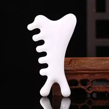 New 4-in-1 Massage Comb Multifunctional Scraping Head Head Meridian Combs Facial Muscle Pulling Facial Massager Tool